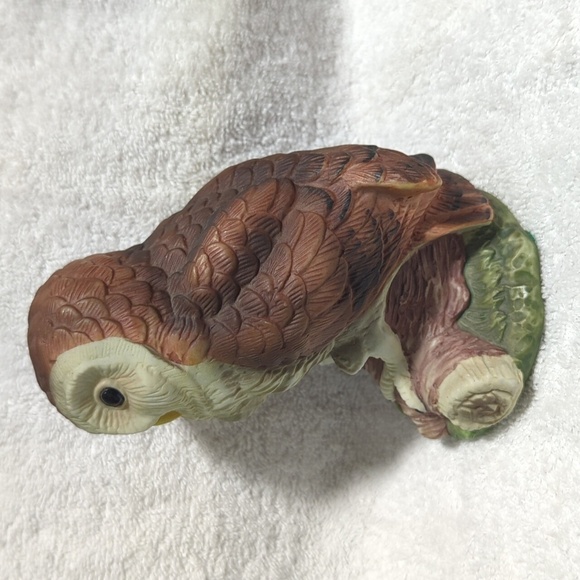 Wal-Mart Vintage Porcelain Bisque Owl Figurine - Picture 3 of 11